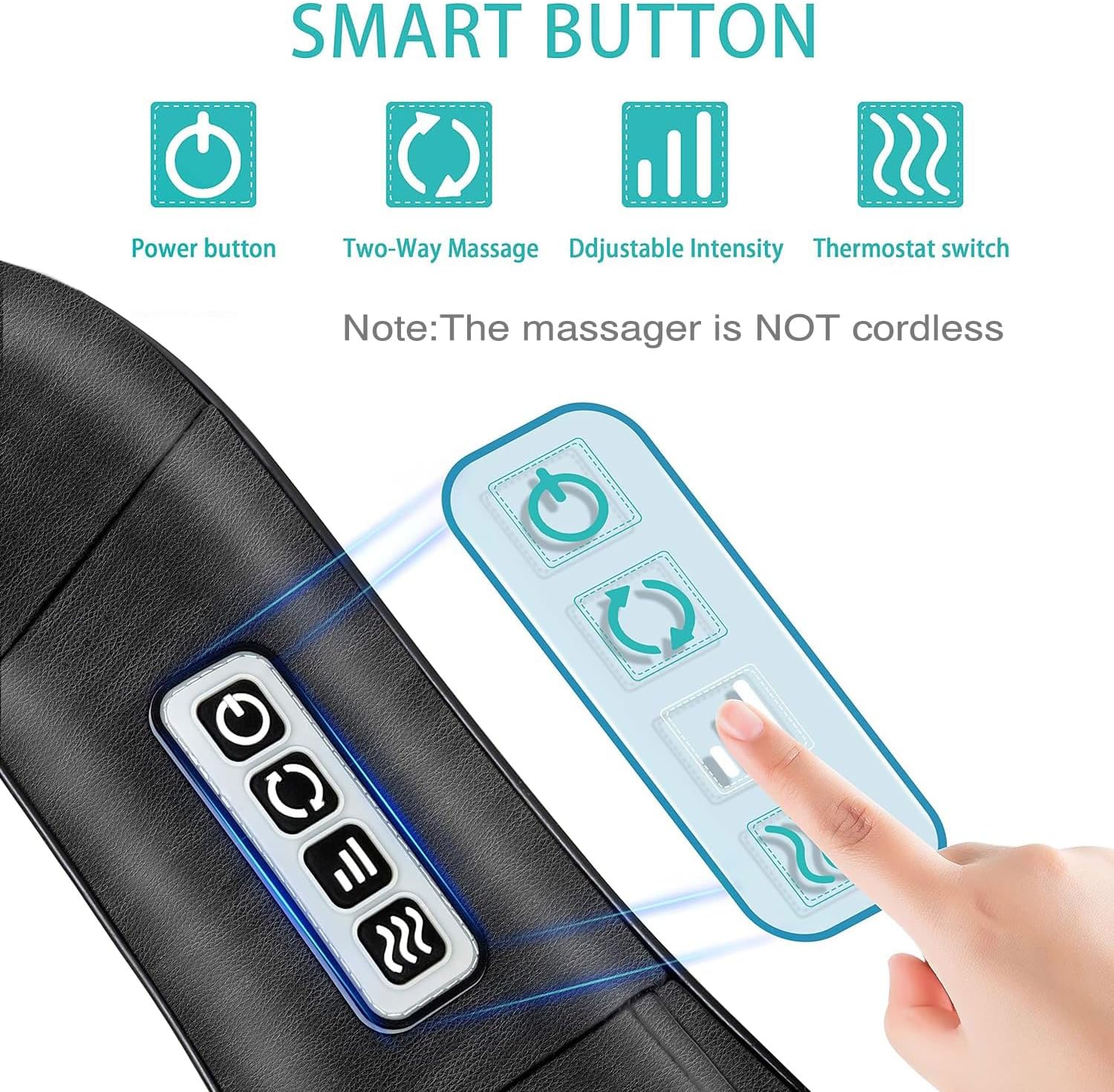 NUVANI™ Neck, Shoulder & Back Massager with Heat