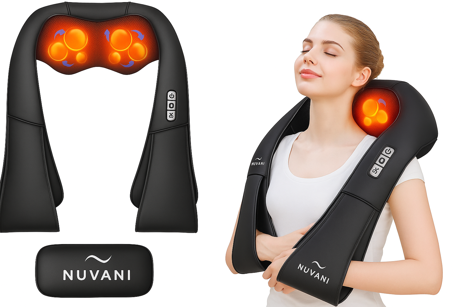 Nuvani Massagador Shiatsu Pescoço e Ombro